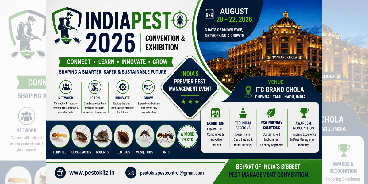 Indiapest 2026 Convention at ITC Grand Chola Chennai – Biggest Pest Management Event in India