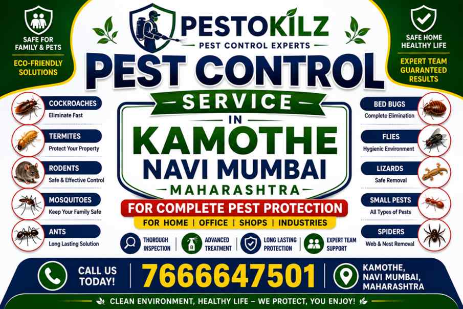 Pest Control Service in Kamothe Navi Mumbai Maharashtra for Complete Pest Protection