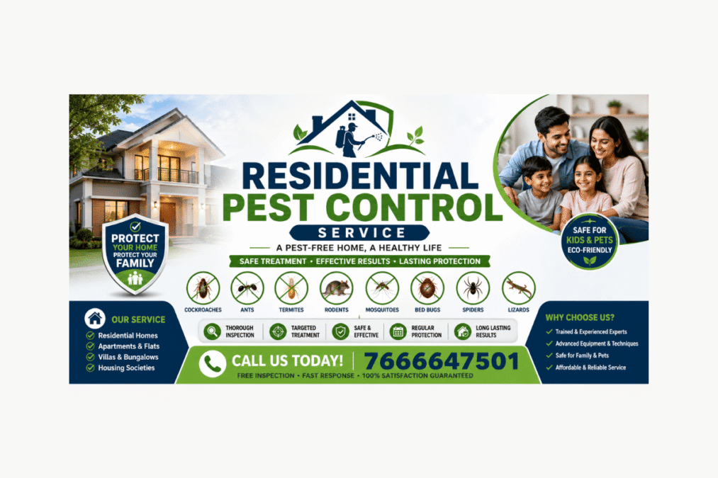 Residential Pest Control Service Complete Protection for a Safe and Healthy Home
