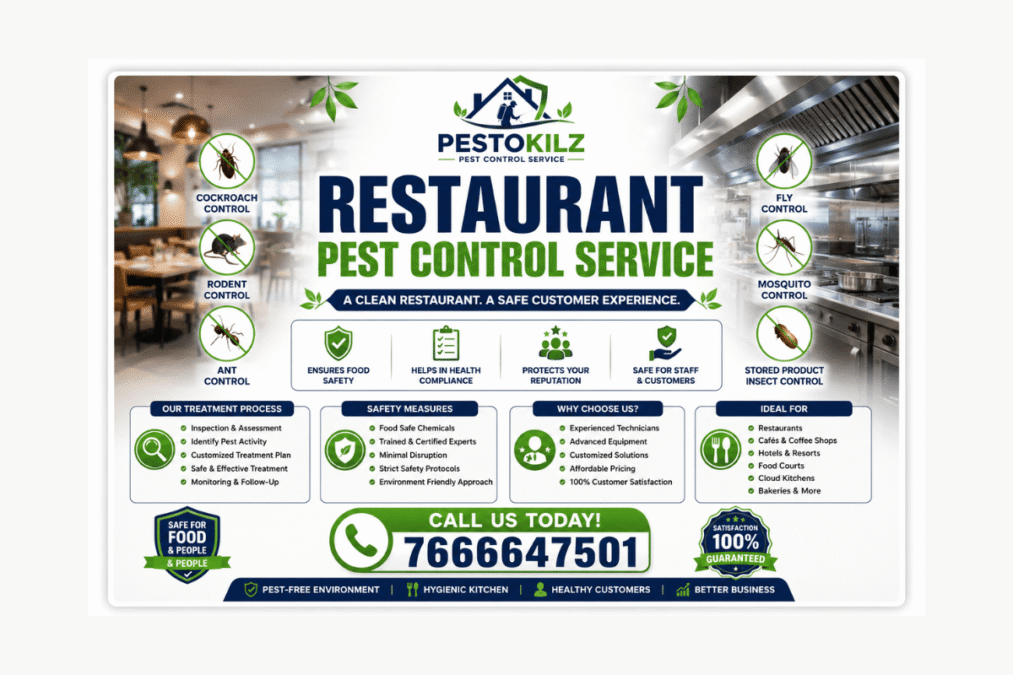 Restaurant Pest Control Service Complete Protection for Hygienic and Pest-Free Dining Establishments