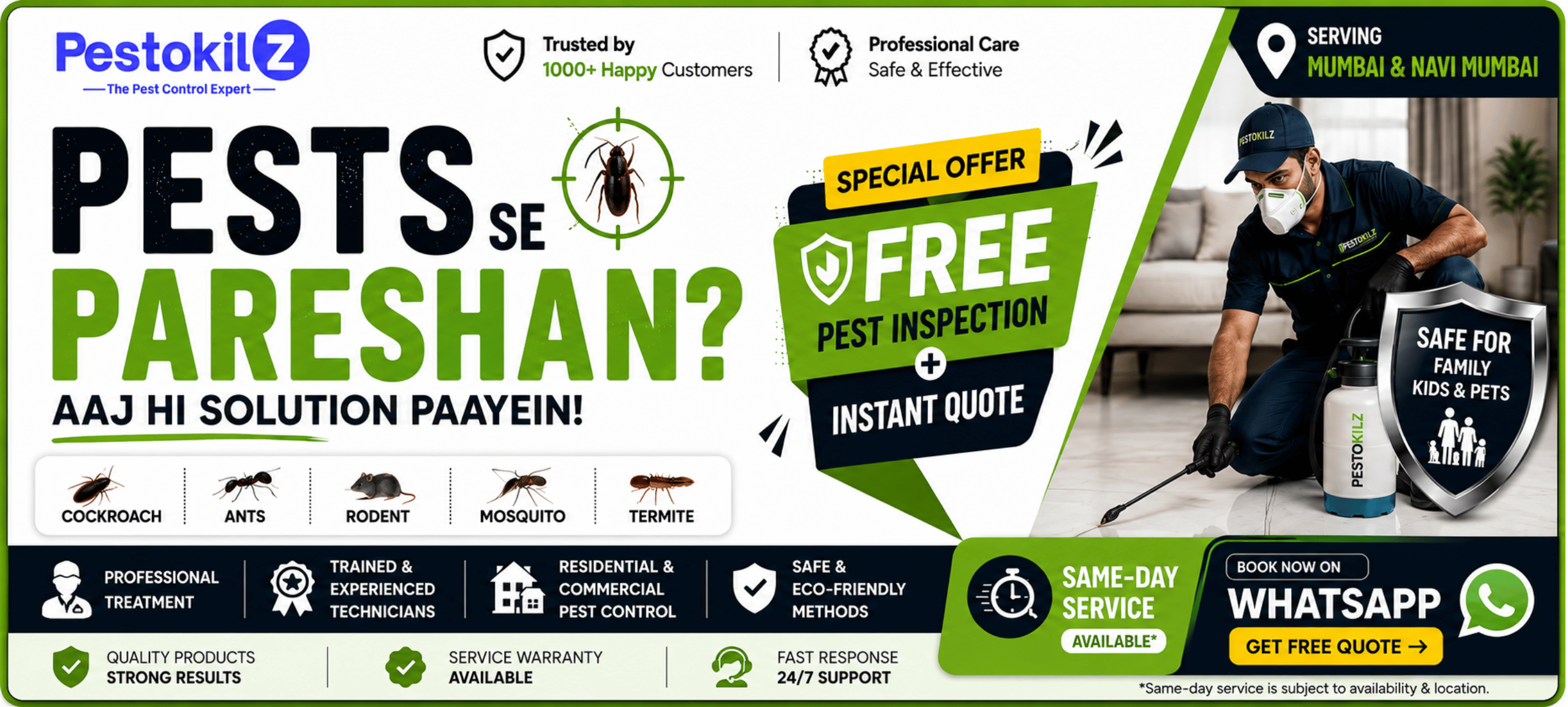 Free Inspection Pestokilz